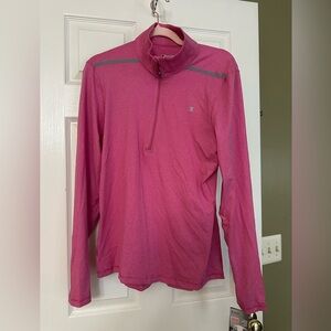 Champion Heathered Pink Gear Run Top